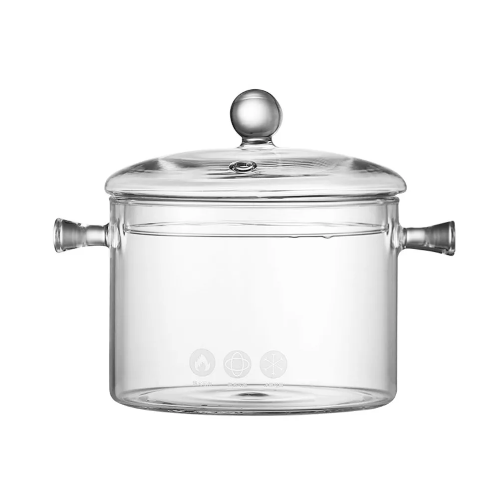 Wholesale 1250ml Transparent Heat Resistant Borosilicate Glass Cooking Pot  - China Glass Saucepan Pot Set with Glass Lid and Kitchen Cooking Glass  Pasta Noodles Bowls with L price