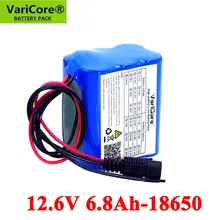VariCore 12V 6800MAh Pin Lithium 18650 Gói 12.6V Pin Sạc Với PCB Bảo Vệ Tấm Camera Quan Sát Cam Màn Hình UES