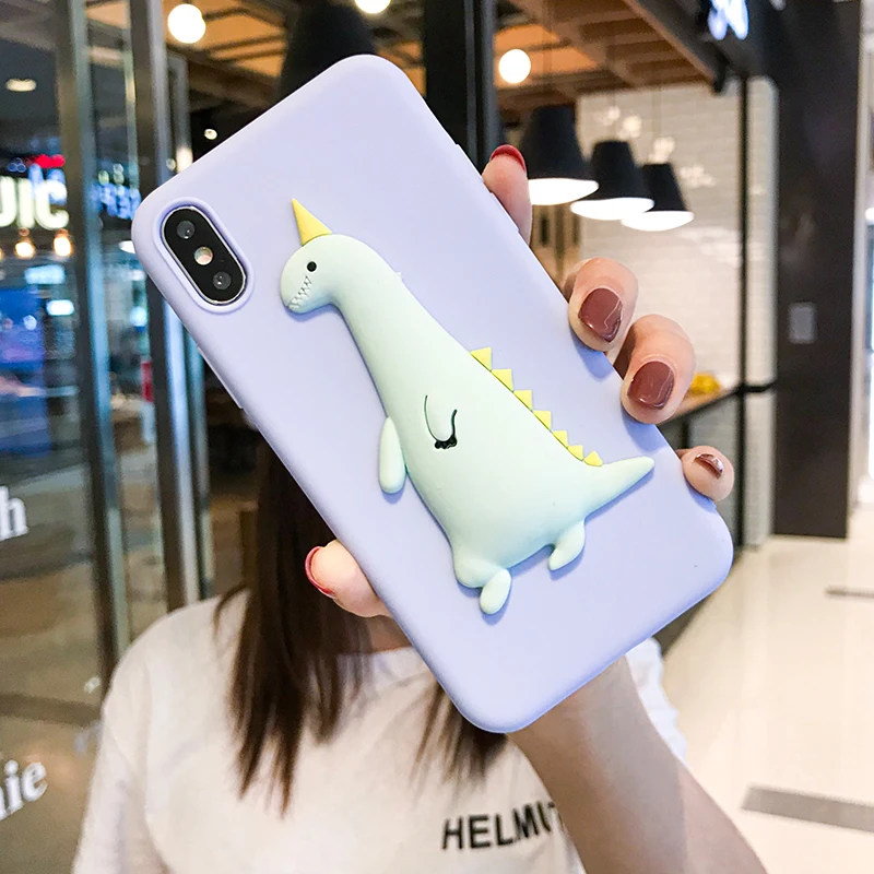 Чехол для телефона Samsung Galaxy Note 20 S7 S8 S9 S10 Note10 Plus J6 2018 J8 J4 J3 J5 J7 2017 2016 3D чехол с милым