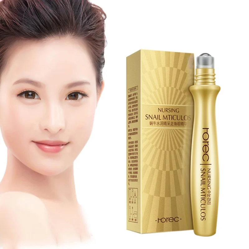 

Snail Eye Cream Anti Wrinkle Anti Age Slide Ball Essence Dark Circles Anti-Puffiness Bags Fine Lines Firming Moisturizing Cream