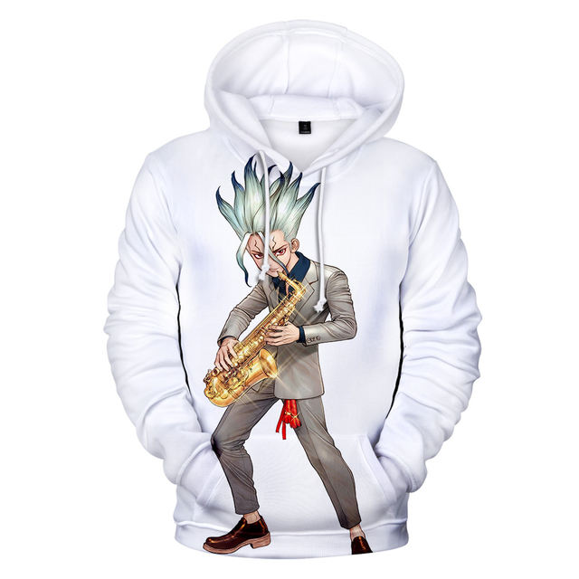 3D DR STONE THEMED HOODIE