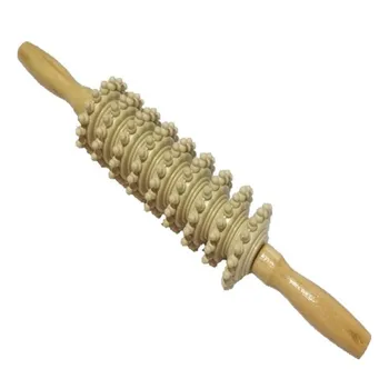 

Wooden Massage Roller Back Acupuncture Wood Body Massage Stick Health Care Muscle Relaxation For Arm Foot Anti Cellulite