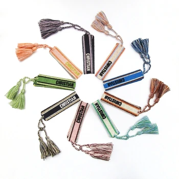 

Hiyong Woven Bohemia Bracelet Weave Tassel Handmade Bracelet Unisex Braided Tassel Bangle Adjustable Bracelet Friendship Jewelry