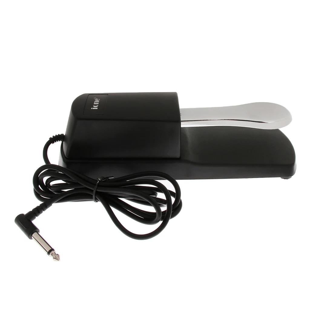 Piano Damper Sustain Pedal 6.35mm Plug for Digital Piano Electronic Keyboards Synthesizers Musical Instrument Parts Accessories