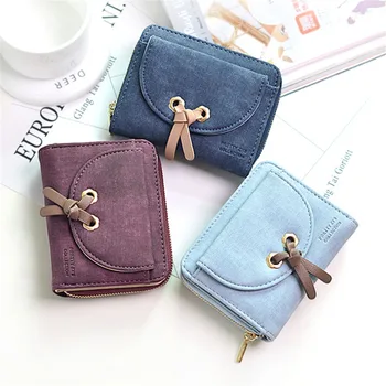 

Hot Sale Women Wallet Small Cute Wallet Women Short Leather Women Wallets Zipper Purses Femme Purse Clutch Billetera Mujer