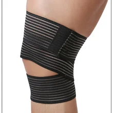 1 эластичный бинт спорт поддержка колена с защита лодыжки Рукава Ноги запястья компрессионная защита