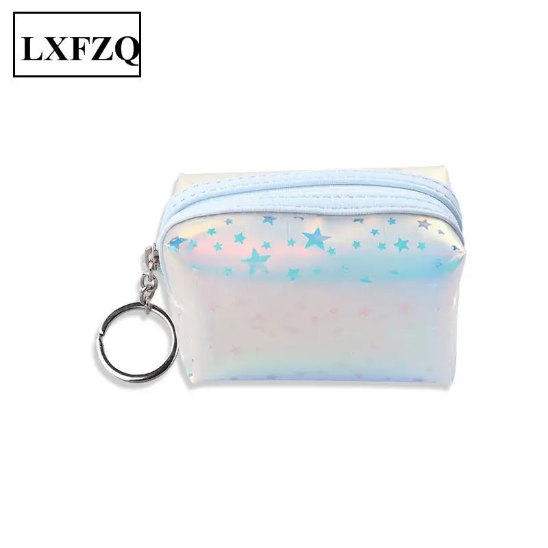 Голографический Кошелек для монет pochette porta moedas feminino, женские кошельки, Детский кошелек, Женская лазерная мини сумка, LXFZQ - Цвет: 02
