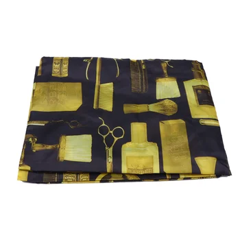 

1pc Adult Cutting Tool Pattern Printing Haircut Cape Haircut Gown Hair Dressing Apron Barber Shawl for Home Barber Hair Salon