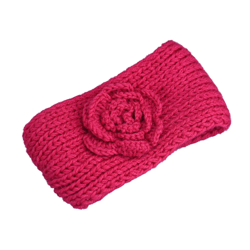 2019 Winter Warmer Knitted Elastic Wide Headbands Turban Lady Women Wide Stretch Solid Hairband Headwrap Hair Accessories 923