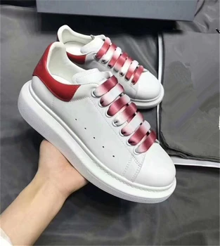 

Men&Women MQ Leather SKateboard Shoes Athletic Sneaker Sports Shoes for Women Height Increase off white Men Footwear