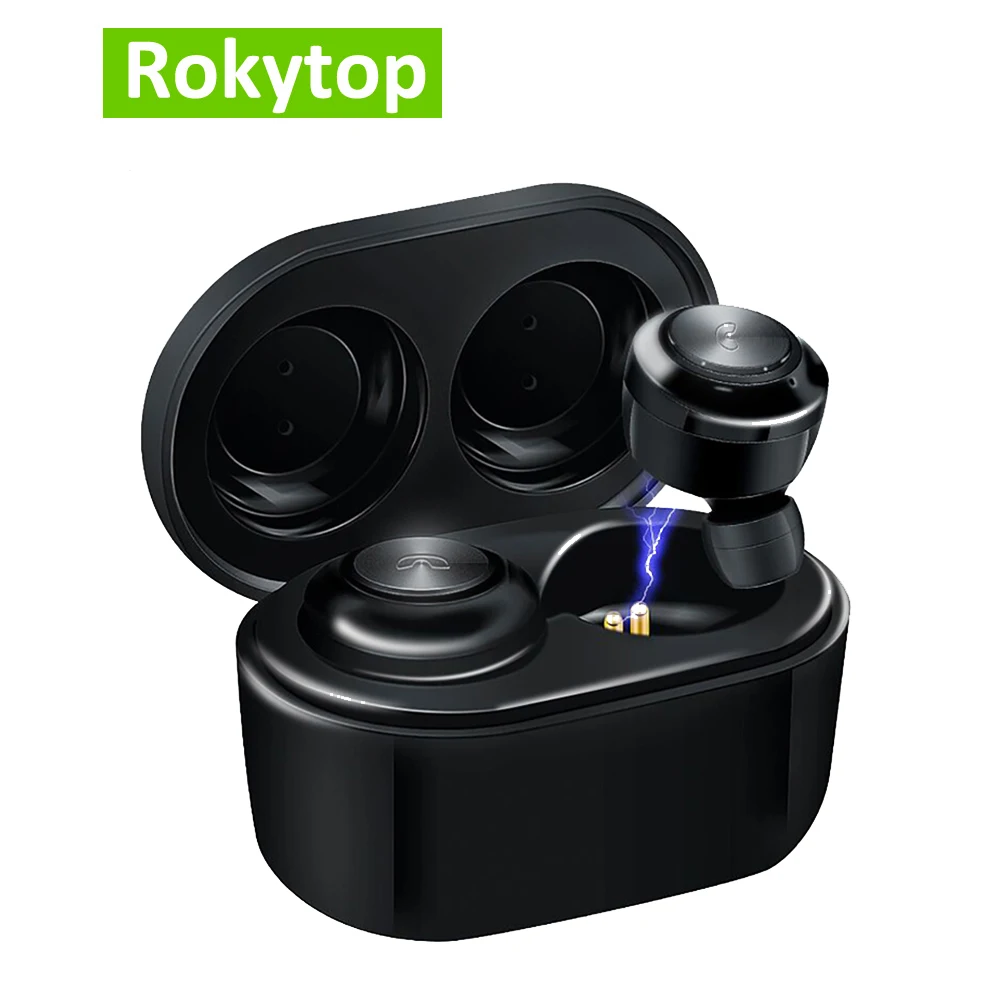 TWS беспроводные наушники Bluetooth гарнитура 5 0 в ухо 3D стерео с микрофоном зарядная