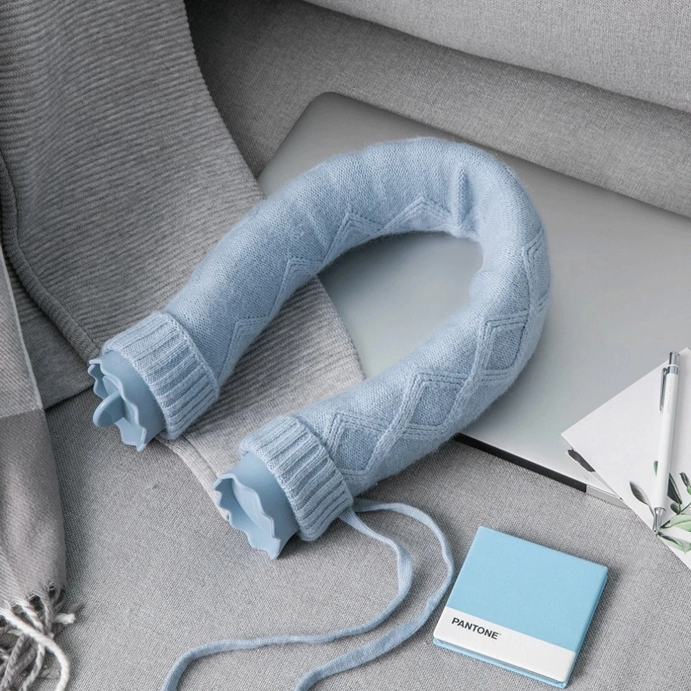 Xiaomi 710 мл u-образный мешок для горячей воды силиконовый бутылочный подогреватель для рук вязаная шапка мешки для хранения воды сохраняет тепло