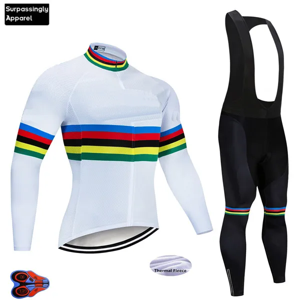 Picture Color Pro UCI Team, синяя велосипедная футболка, набор зимней одежды с длинным рукавом, комплект одежды для велосипеда, Ropa Ciclismo Invierno, велосипедная одежда, 9D гель - Цвет: Picture Color