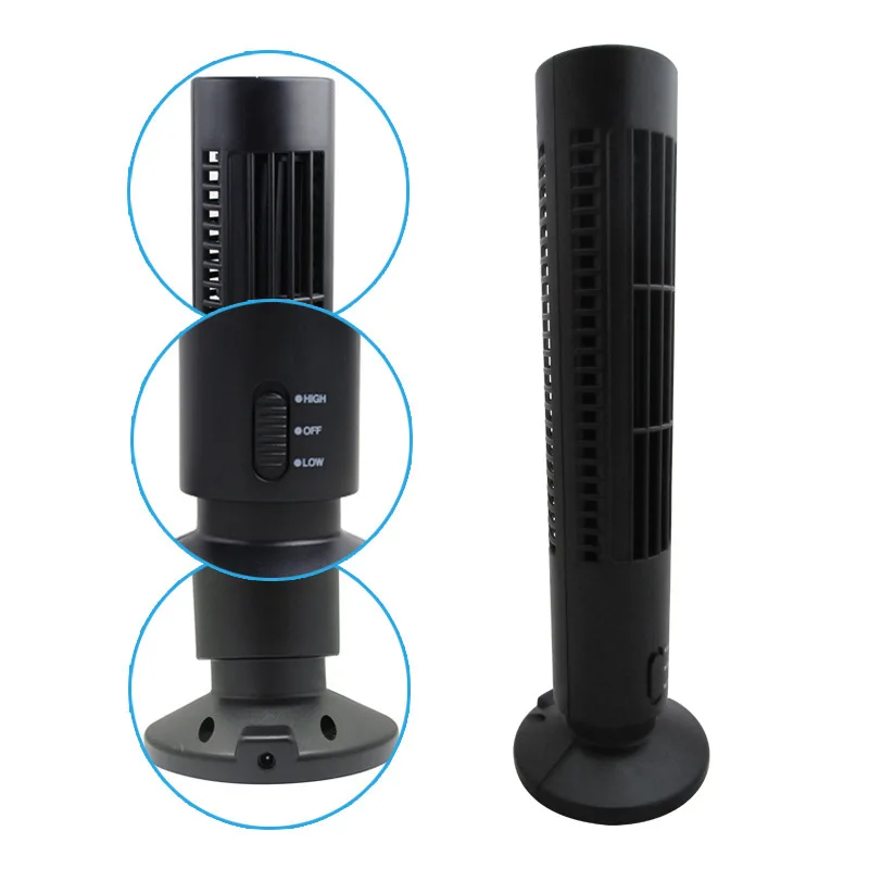 Mini Desktop Fan Ultra-quiet Summer Home and Office USB Portable Electric Cooling without Blades ITAS6624A