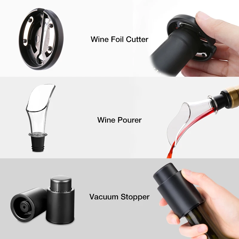 Bottle Opener Wine Opener Automatic Bottle Opener for Red Wine Foil Cutter Electric Red Wine Openers Kitchen Accessories