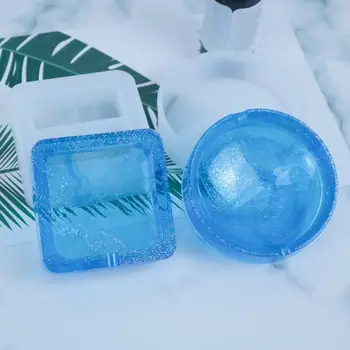 

Crystal Epoxy Resin Mold Ashtray Casting Silicone Mould DIY Crafts Desktop Decoration Making Tool