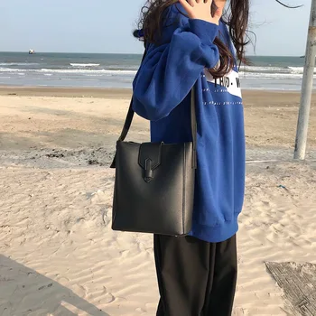

Crossbody Female 2019 New Female Bag Simple PU Two-piece Female Shoulder Bag