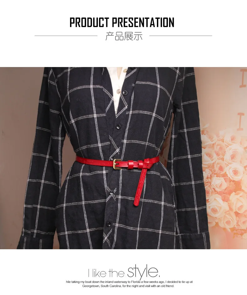 Nuleez крошечный ремень для женщин из натуральной кожи тощий пояс резной цветок украшенный модный джинсовый ремень