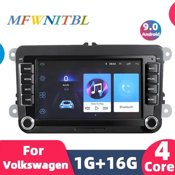

MFWNITBL 2 Din Radio Android 9.0 Multimedia Video Player Navigation GPS MAP WIFI Bluetooth Auto Audio Car Stereo For Volkswagen