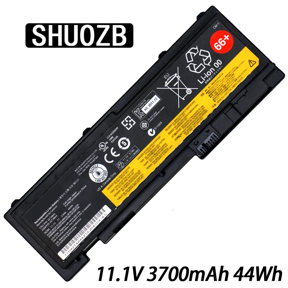 Новая батарея для ноутбука Lenovo ThinkPad T420s 4171-A13 T420si 42T4844 42T4845 0A36287 42T4846 42T4847 6cells 11 1 V SHUOZB