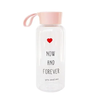 

Creative Simple Water Bottle Transparent Water Bottles Outdoor Sports Plastic Water Containers Plastic Drink Bottle Cute HH50SH