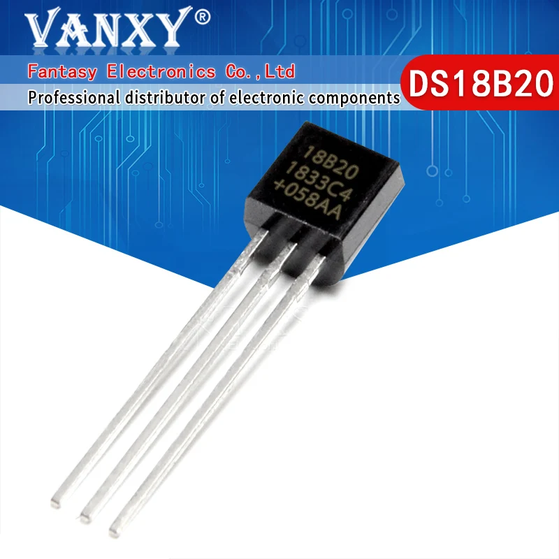 

100pcs DS18B20 18B20 18S20 TO-92 IC CHIP Thermometer Temperature Sensor