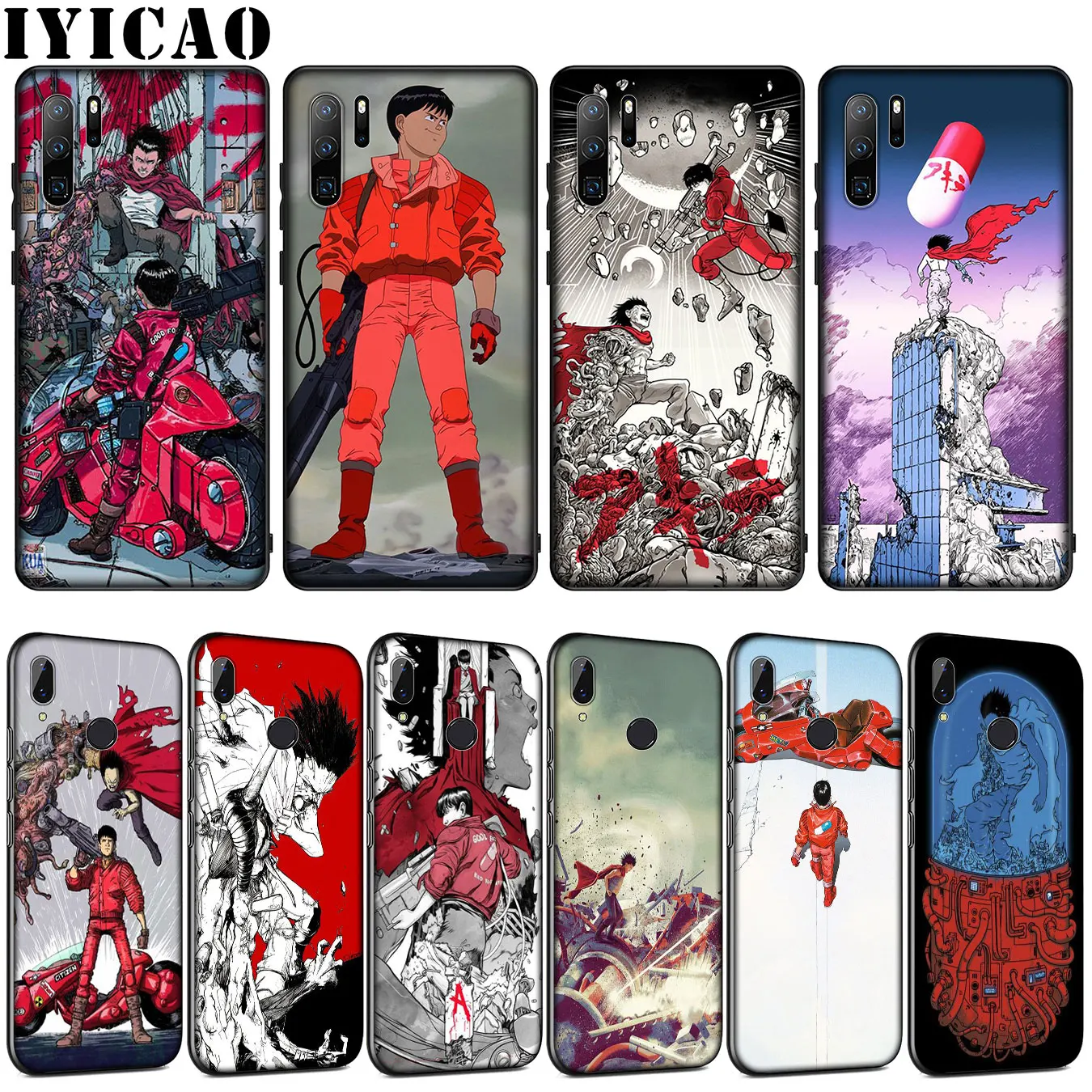 Мягкий силиконовый чехол IYICAO с аниме Akira 1988 для Huawei P30 P20 Pro P10 P9 Lite Mini 2017 2016 P Smart Z Plus