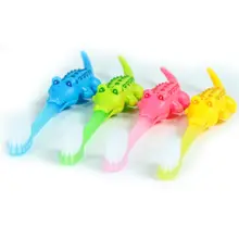 4 шт./лот детская зубная щетка с рисунком крокодила детская мягкая щетина для чистки рта уход за полостью рта