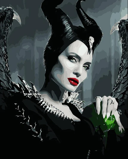 Полный Diy 5d алмазная картина Maleficent queen искусство вышивки крестом Алмазная вышивка красота Стразы Рождественская Алмазная вышивка - Цвет: 7