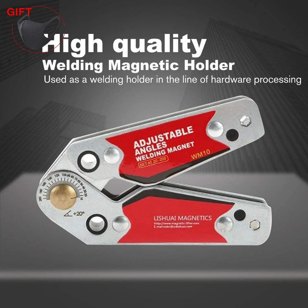 Welding Magnets Holder 20°-200° Adjustable Angles Magnetic Welding Clamp for a Welding Holder in The Line of Hardware Processing and Construction Industry 