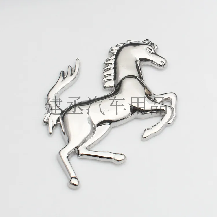 Автомобильная металлическая наклейка Ferrari Автомобильная наклейка s Horse бампер наклейка s металлическая Модифицированная стандартная металлическая Автомобильная наклейка