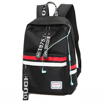 

Men Male Nylon Backpack Casual Rucksacks Girls Boys Laptop Backpacks College Student School Bag Backpack Women Mochila