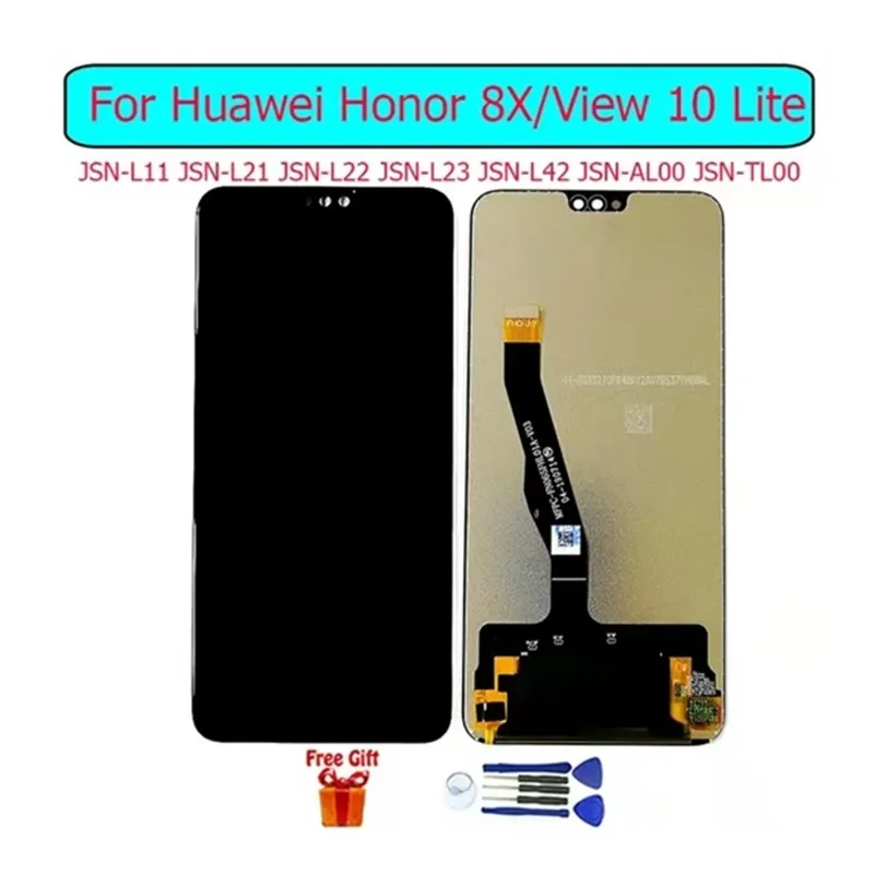 Для huawei Honor 8x JSN L22 ЖК дисплей экран Замена для honor вид 10 Lite L11 дигитайзер сборки