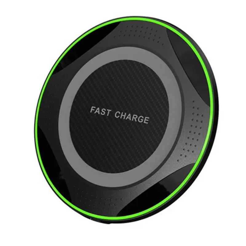 

Qi 10W Quick Fast Wireless Charger For Samsung Wireless Charger Pad For iPhone Xs Max X 8 Plus Huawei P30 pro