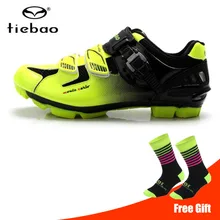 TIEBAO велосипедная обувь мужская sapatilha ciclismo mtb уличная спортивная гоночная автообувь из флока велосипедная обувь SPD с тиснением велосипедная обувь