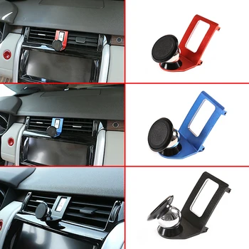 

3 Colours Aluminum Alloy Black Car Air Vent Mobile Phone Holder For Land Rover Discovery 5 LR5 L462 2017-2020
