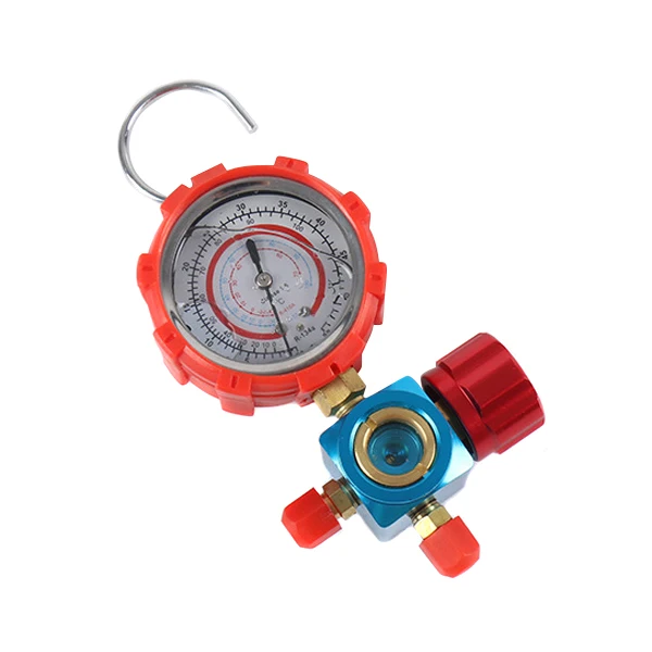 Refrigerant Manifold Gauge Manometer Valves Pressures Gauge Air