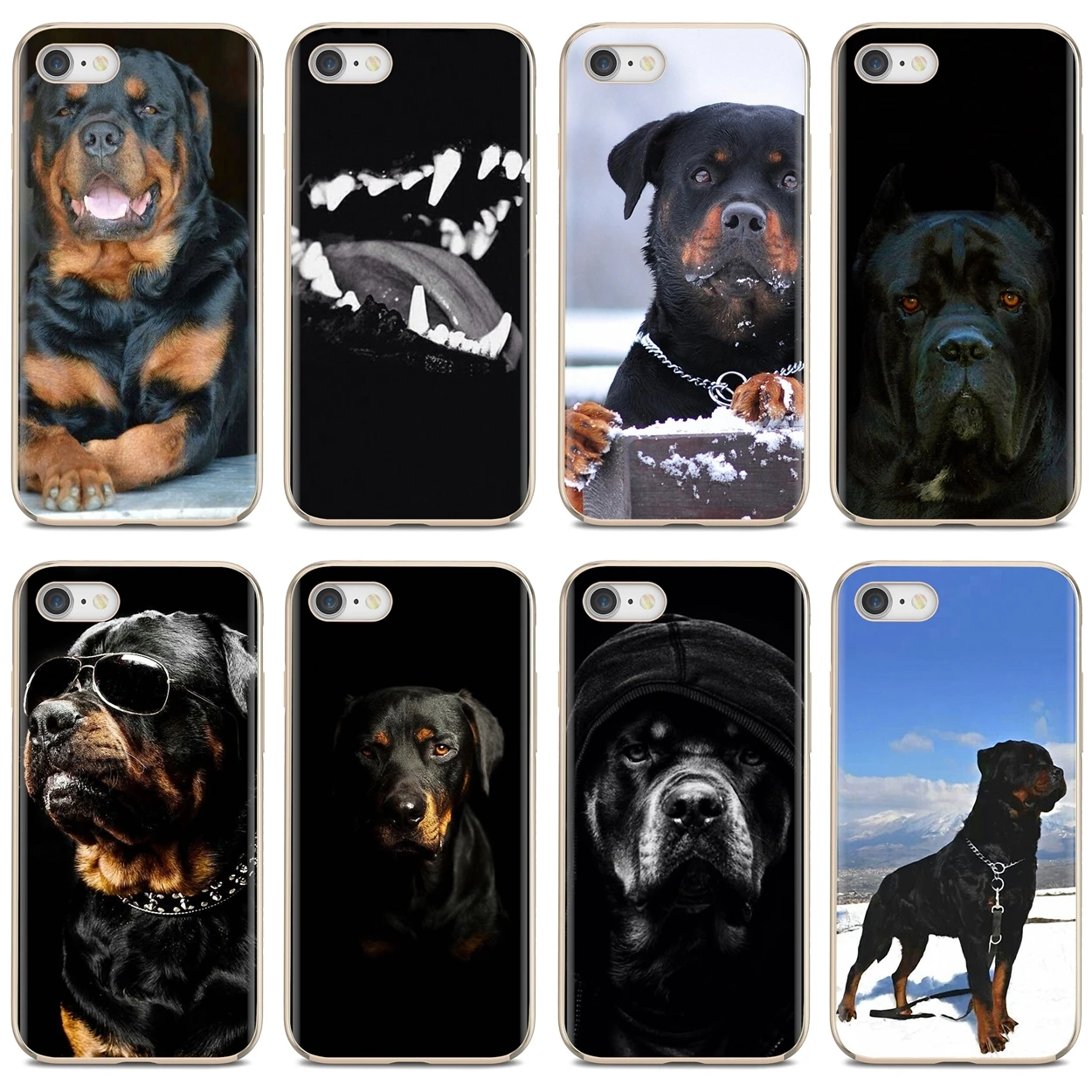Rottweiler Puppies Dog For iPhone iPod Touch 11 12 Pro 4 4S 5 5S SE 5C 6 6S 7 8 X XR XS Plus Max 2020 Soft TPU Cover | Мобильные