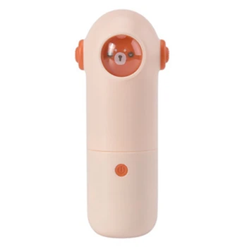 

2000Mah Handheld Portable Mini Fan Usb Rechargeable Brushless Silent Small Desk Fan Power Bank Outdoor Air Cooler For Room Light