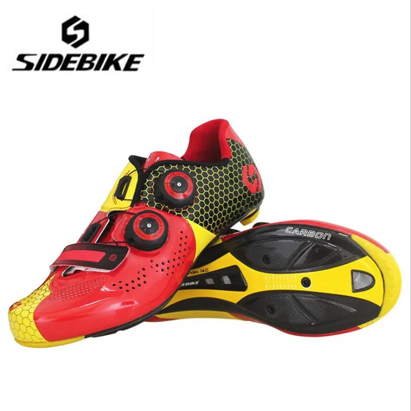 Sidebike/велосипедная обувь; дорожный набор с педалью; мужские кроссовки из углеродного волокна; Sapatilha Ciclismo; самоблокирующаяся велосипедная обувь; кроссовки