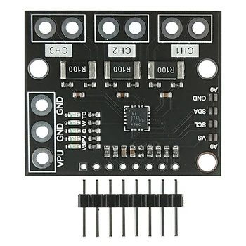 

I2C SMBUS INA3221 Triple-Channel Shunt Current Power Supply Voltage Monitor Sensor Board Module Replace INA219 with Pins