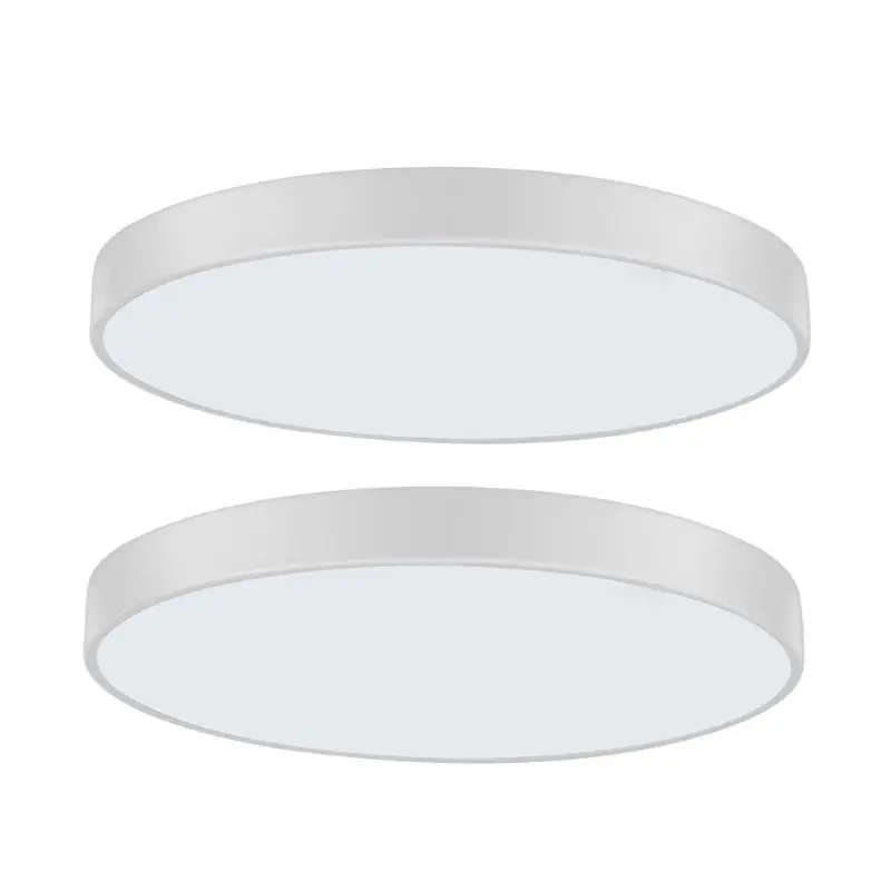 

28 Surface Mounted LED Ceiling Lamp Aluminum and Acrylic Round Panel Suspension Type for Home Bedroom Recessed Light
