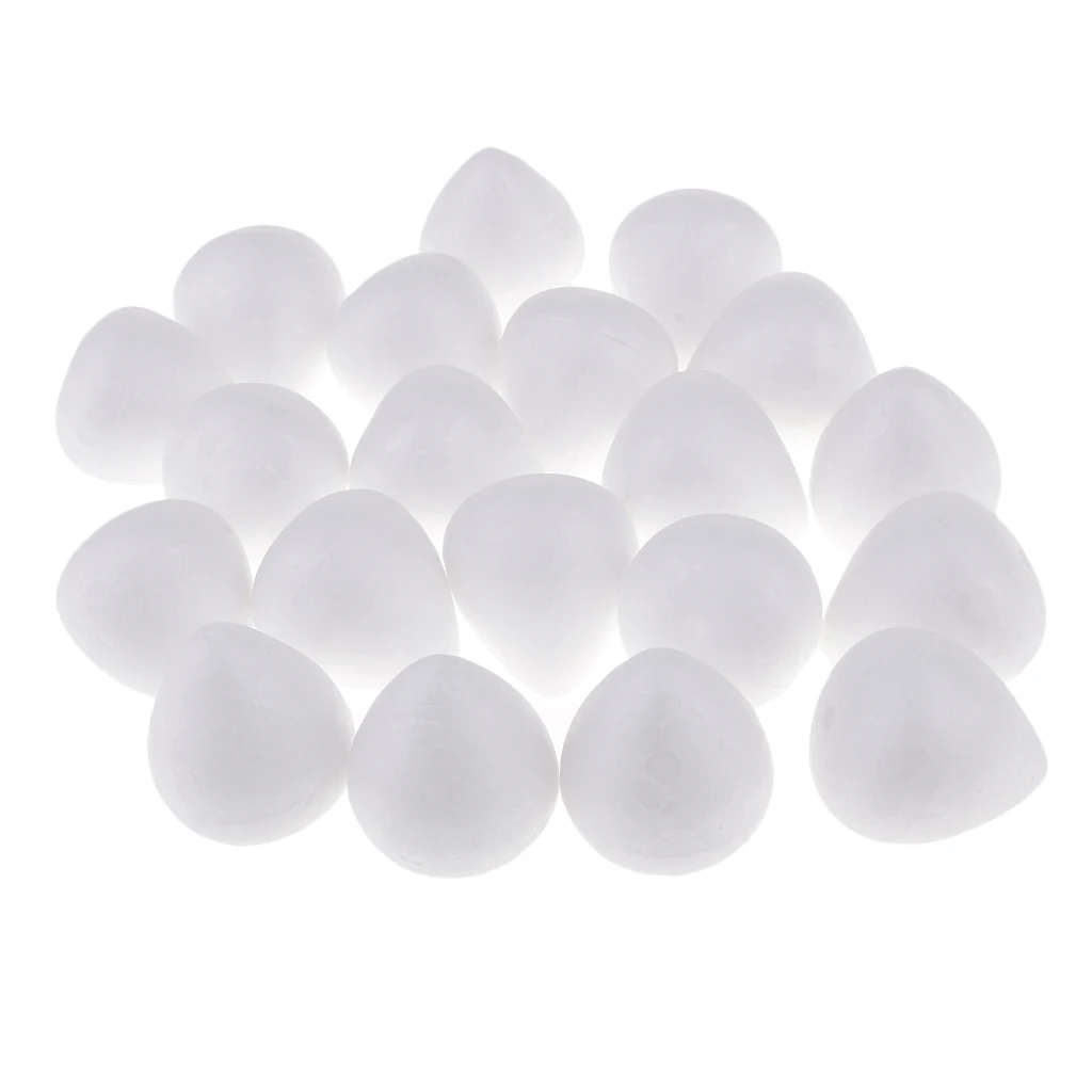 20x White Small Foam Craft Styrofoam Balls DIY Christmas Wedding Party Decor