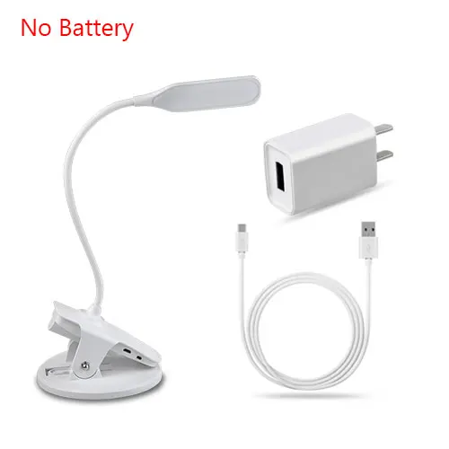 Портативный Клип на светодиодный Настольный светильник USB Перезаряжаемый с затемнением настольная лампа для ночного чтения тату-дизайн ногтей Красота туалетный столик свет - Цвет корпуса: Package B