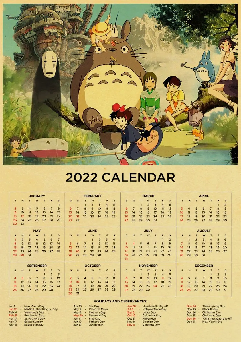 Calendar Sticker | Painting Calligraphy - New 2023 Poster Jojo's Adventure/jujutsu  - Aliexpress