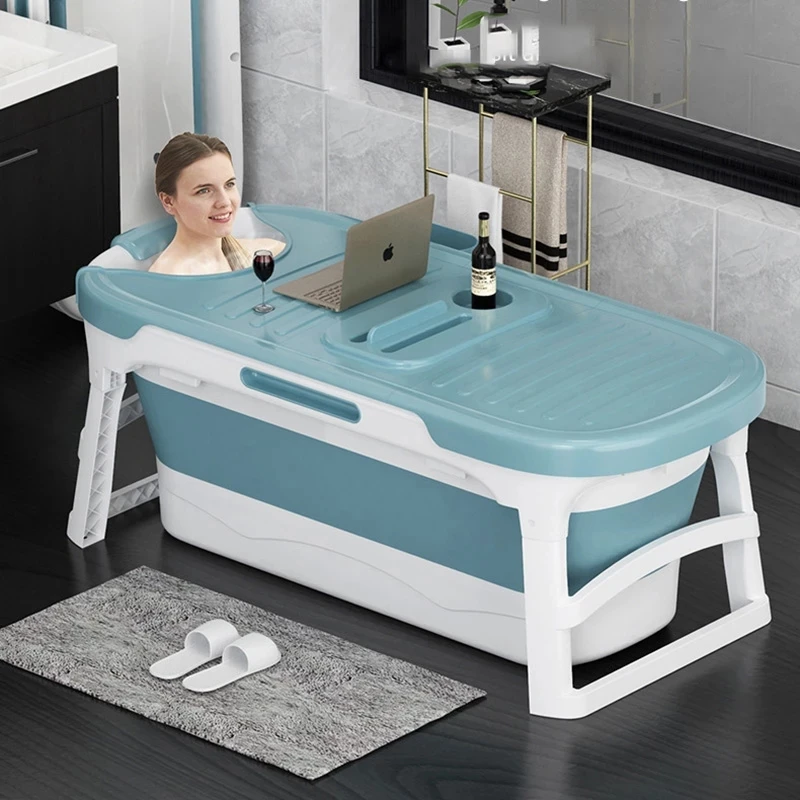 140cm Bathtub Folding Foldable Bathtub Adult Full Body Wash Bath Tub