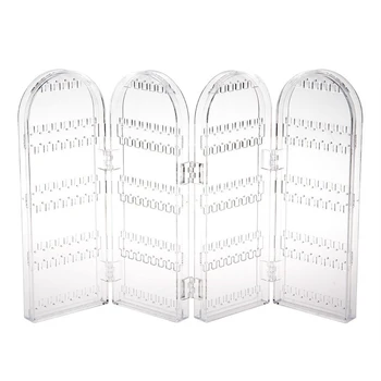 

Acrylic Clear Jewelry Earrings Ear Stud 240 Hole Showcase Display Holder Stand