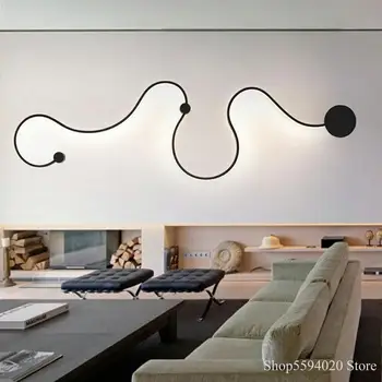

Modern LED Wall Lamp Lamparas Designs Ceiling Lamp Living Room Aisle Wall Light De Techo Pared Applique Murale Luminaire Art AC