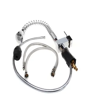 

Adjustable Brushed Kitchen Sink Mixer Tap Faucet 12 Pulldown Faucet Solid Brass Swivel Pull Cum Gooseneck Sink Mixer