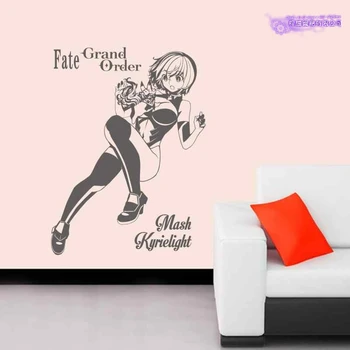 

Mash Kyrielight Wall Decal FGO Shielder Vinyl Wall Stickers Decal Decor Home Decorative Decoration Anime Car Sticker